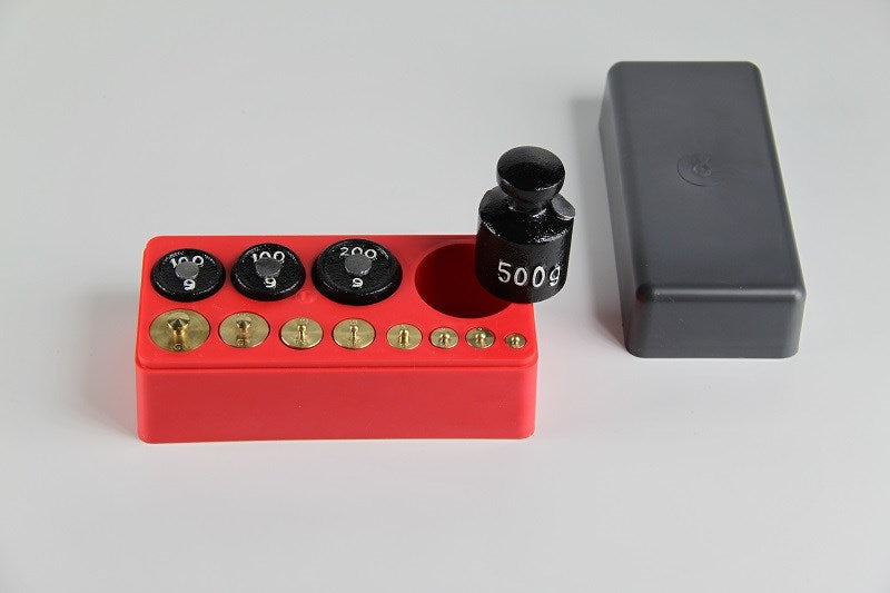 Set of 12 Weights in a Plastic Case