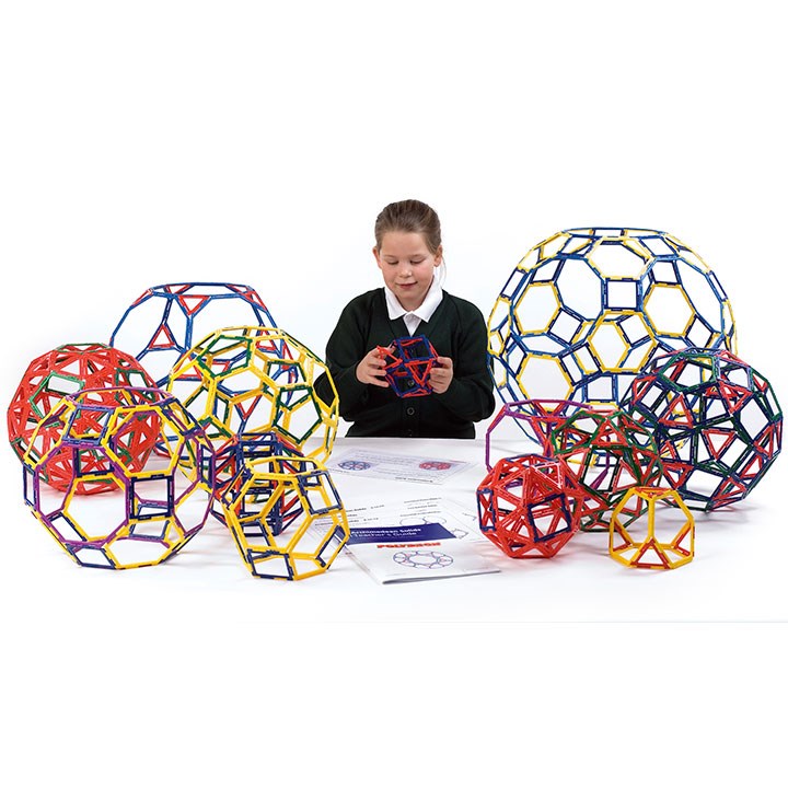 Polydron Frameworks Archimedean Solids Standard Set