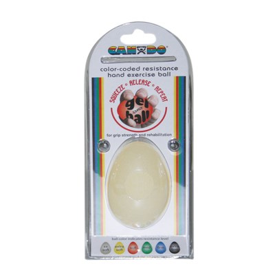 **Cando Gel Squeeze Ball - Large Cylindrical - Tan - Xx-Light