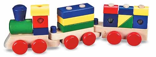 **Melissa & Doug Stacking Train