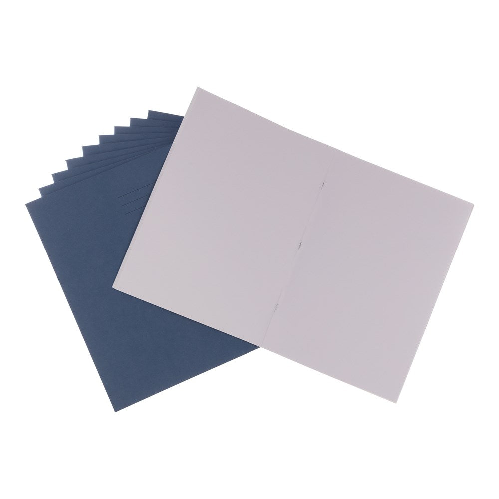 Ex Bk A4 80P Plain Dk Blue Cover P50