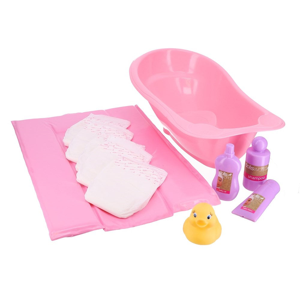 Dolls Bath And Changing Set