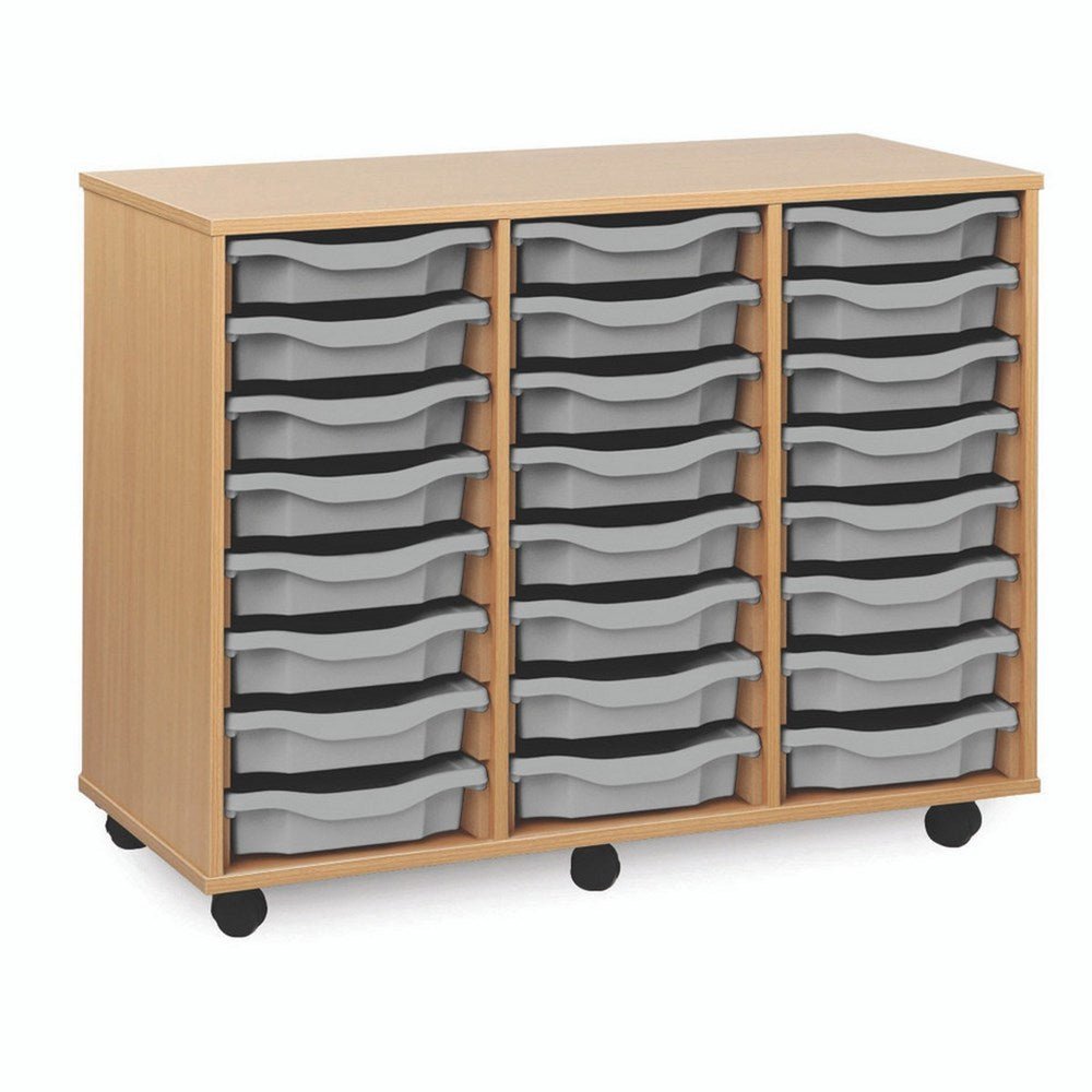 24 Shallow Tray Unit Clear - ABC School Supplies