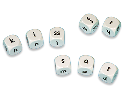***Phonics Dice Set of 8