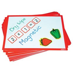 A4 Magnetic Write 'n' Wipe Board - Pack of 30