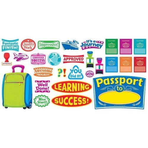 **Bulletin Board Set-Passport To Learning
