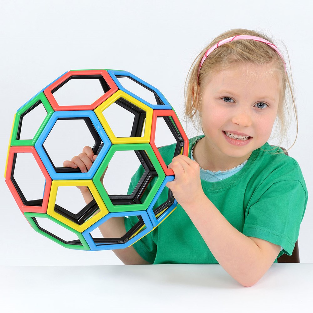 Magnetic Polydron Carbon 60 Set