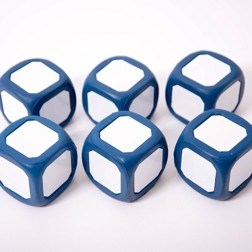 **Magnetic Play Write-On/Wipe-Off Cubes Pack Of 6