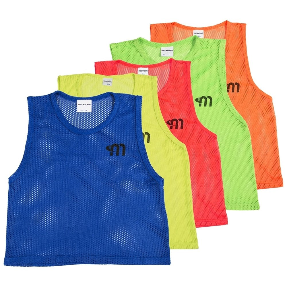 **Megaform Set Of 10 Training Vests - Small Red