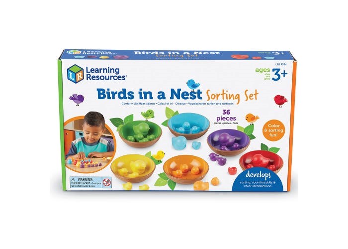 Birds in a Nest Sorting Set