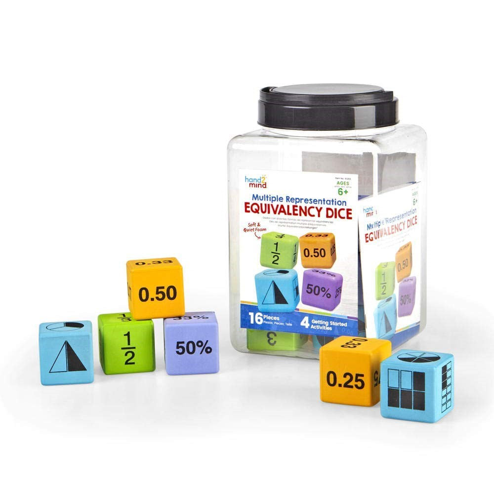 **Multiple Representation Equivalency Dice, Set of 16
