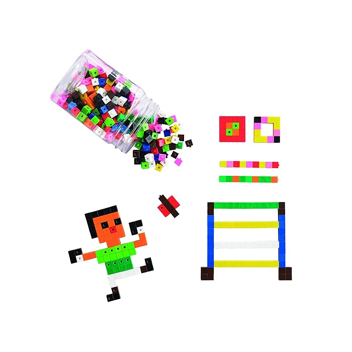 Interlocking Cubes Jar – Pack of 400