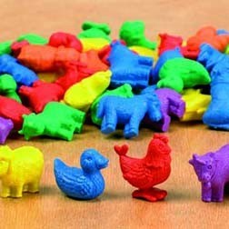 Edx Farm Animal Counters – Set Of 72