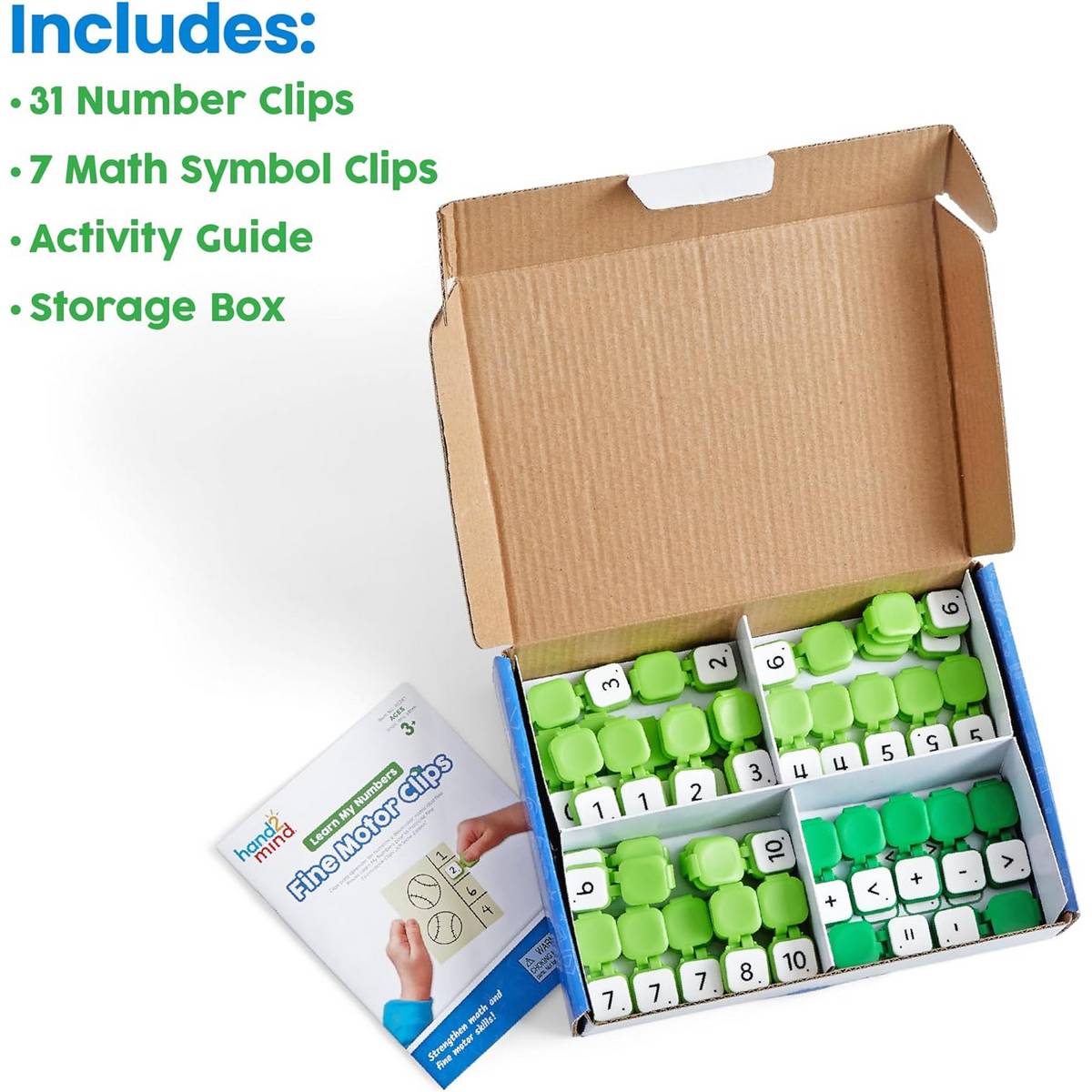 **Learn My Numbers Fine Motor Clips