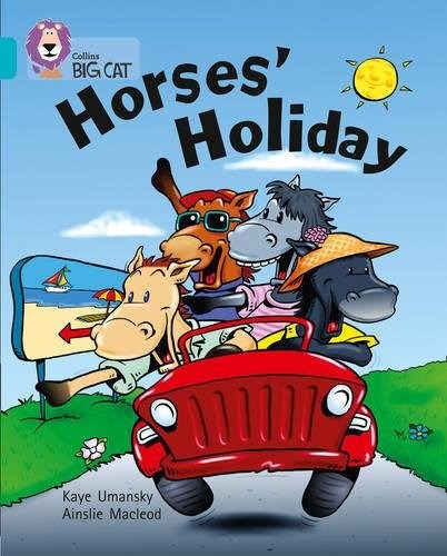 **Big Cat Turquoise Horse's Holiday