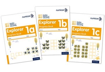 Numicon: Number, Pattern And Calculating 1 Explorer Progress Books Abc (Mixed Pack)
