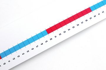 Numicon 0-100Cm Scale Number Line