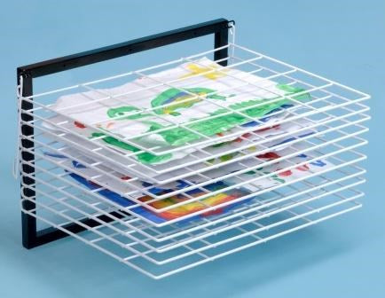 Ten Shelf Wall Mounted Drying Rack