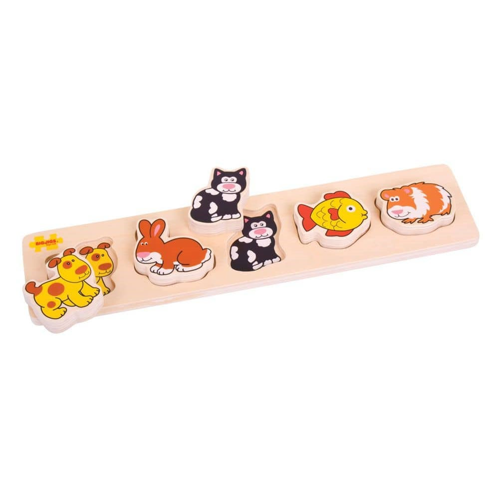 Chunky Lift And Match Pets Puzzle