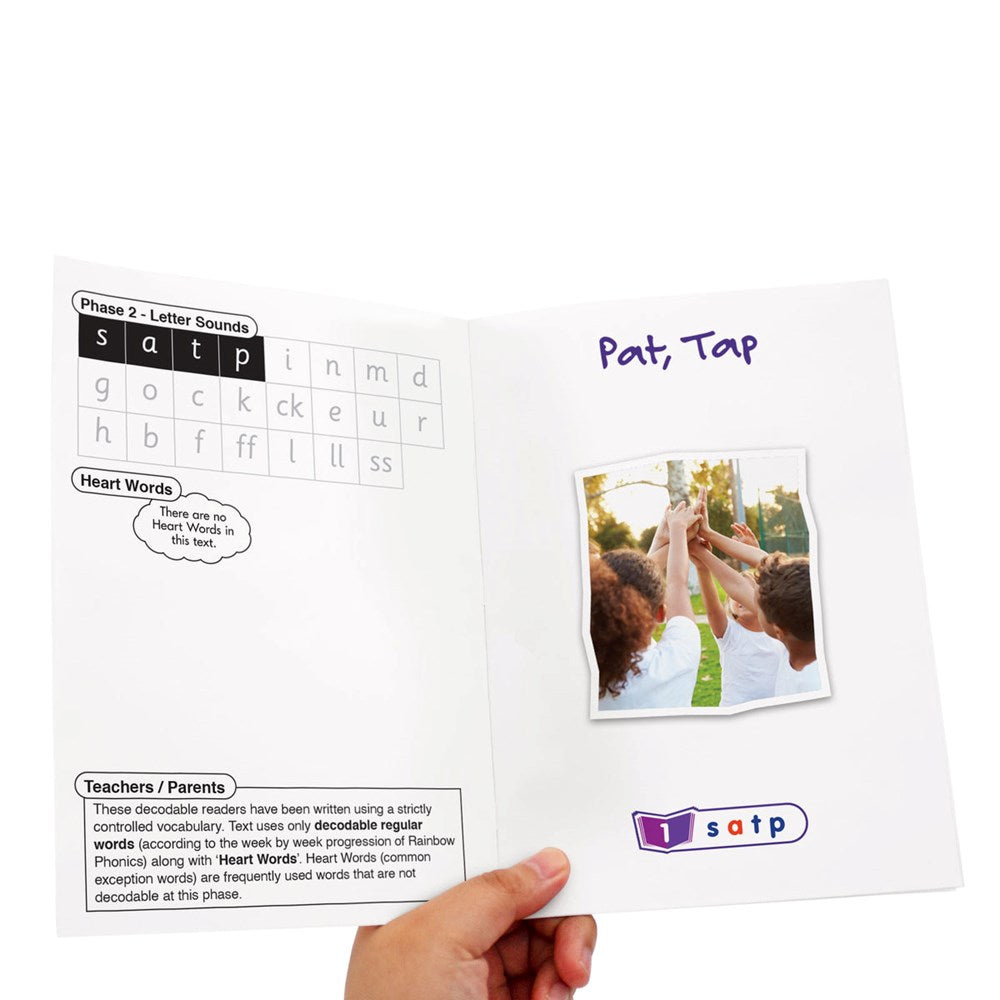 Letters & Sounds Real World Non-Fiction Hi-Lo Decodables Phase 2 - 6 Pack