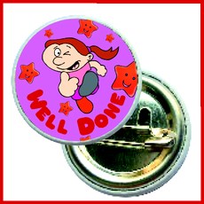 **Well Done! Button Badges