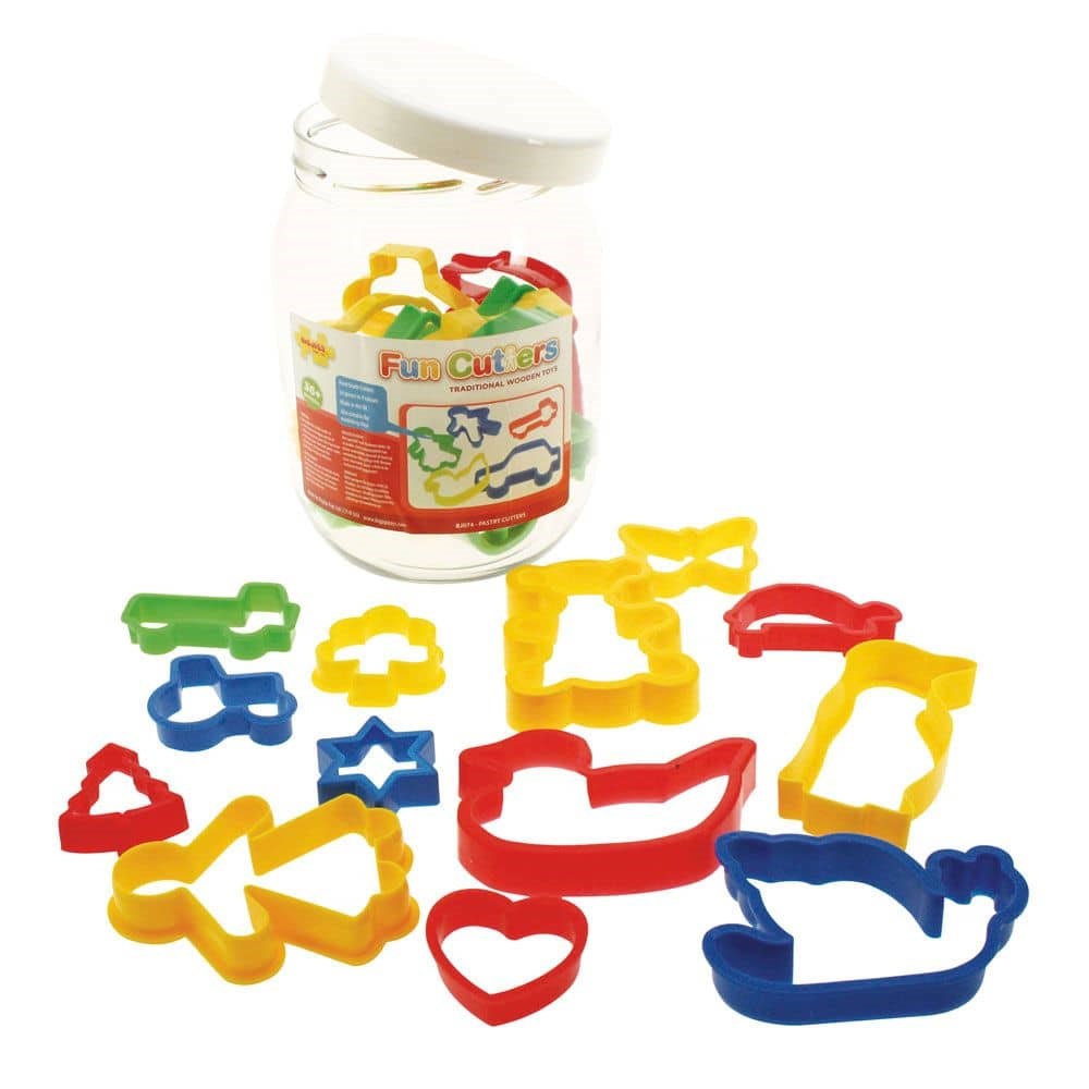 Jar Of 24 Clay Cutters