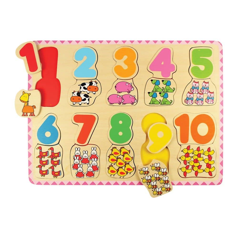 Number And Colour Matching Puzzle
