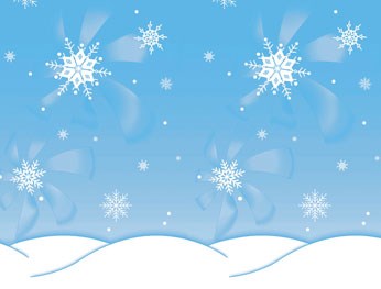 Fadeless Display Rolls 1.2M X 3.7M Winter Time