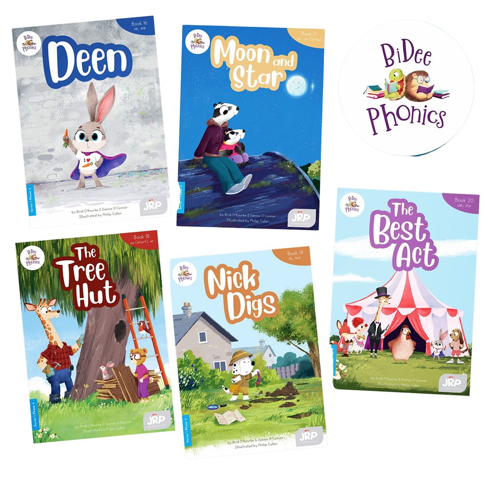 BiDee Phonics Decodable Readers Series 1 Phase 4