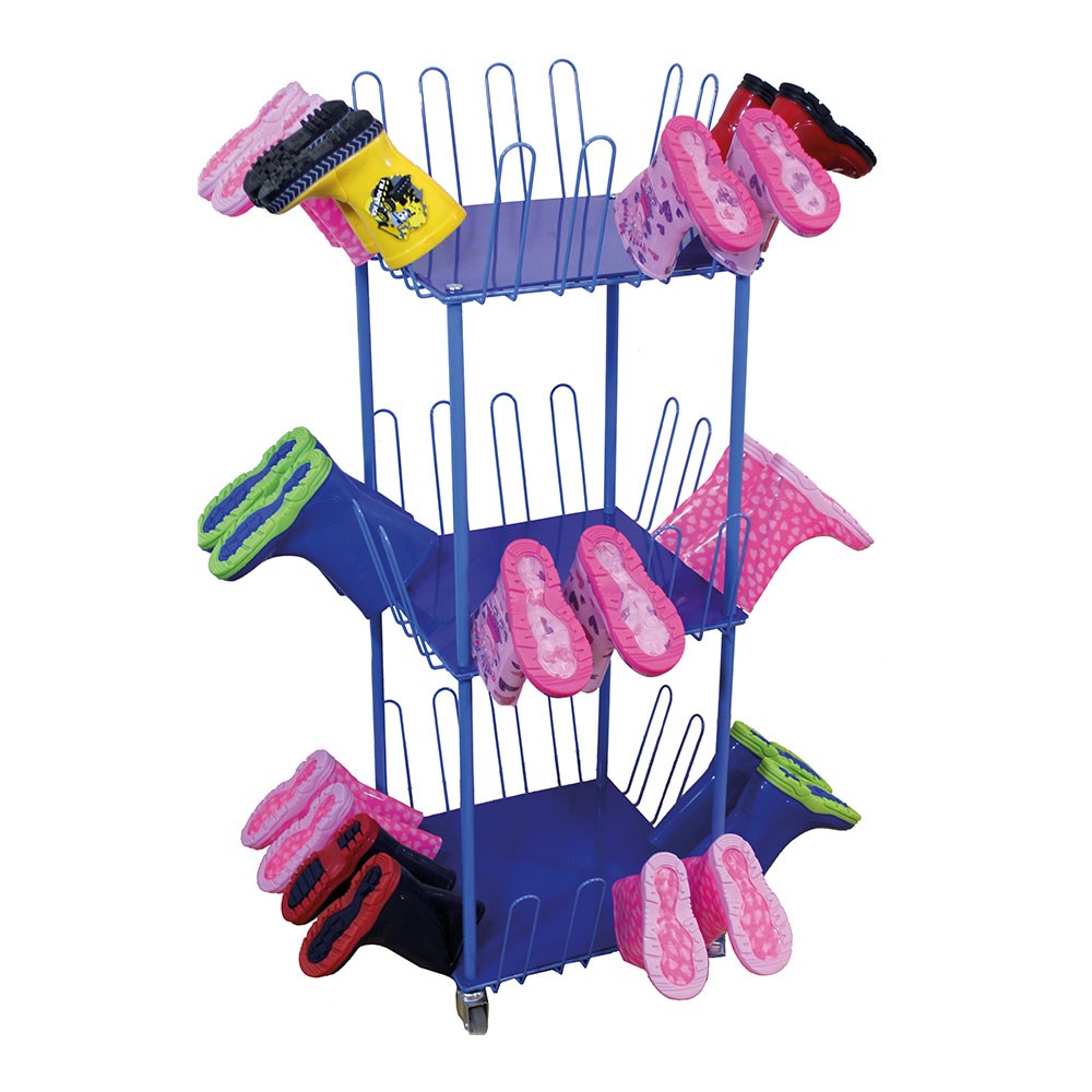 Small Mobile Welly Boot Trolley
