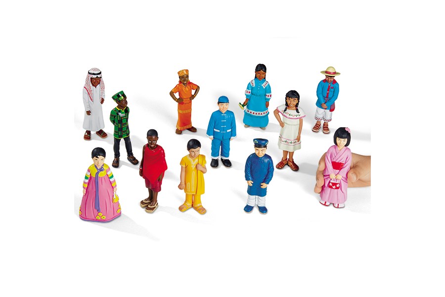 ***Kids Around The World Block Play People