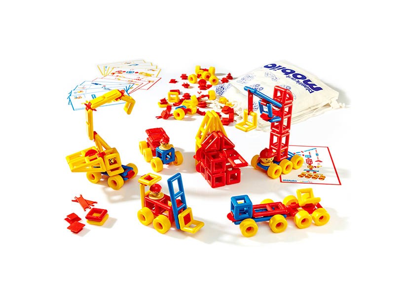 Mobilo Construction Set With Work-Cards