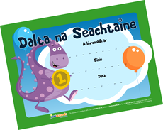 Just Rewards Certificates Dalta Na Seachtaine