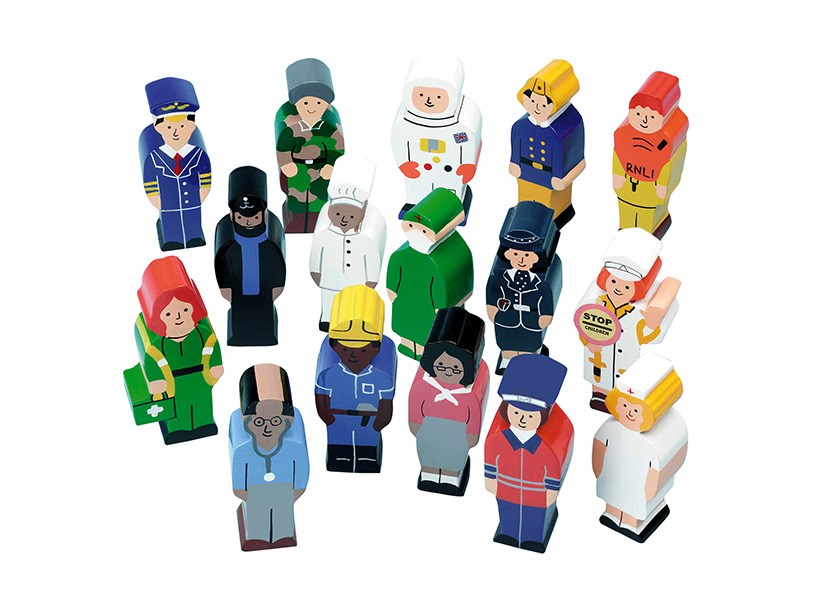 Wooden Occupations Set