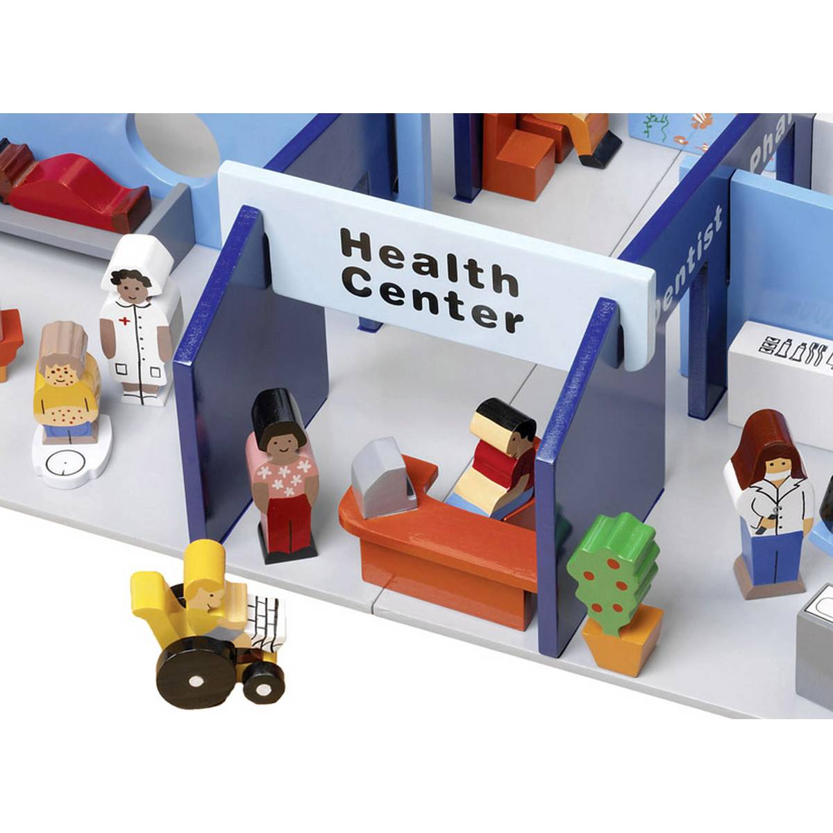 Wooden Health Centre Play Set