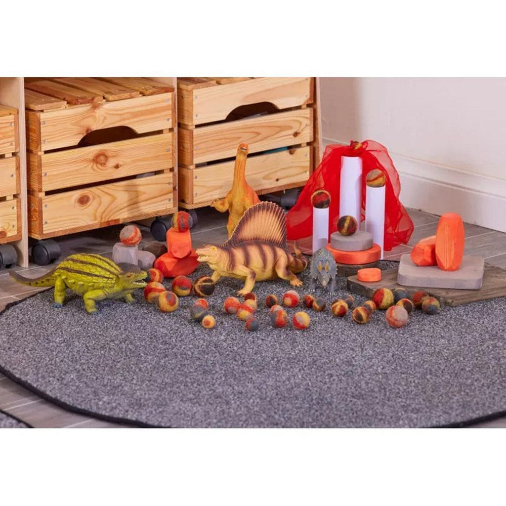 Cosy Felt Volcano Scenery Balls