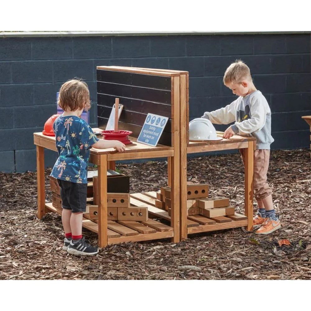 Cosy Double Nature Station/Builder Workshop Ks1