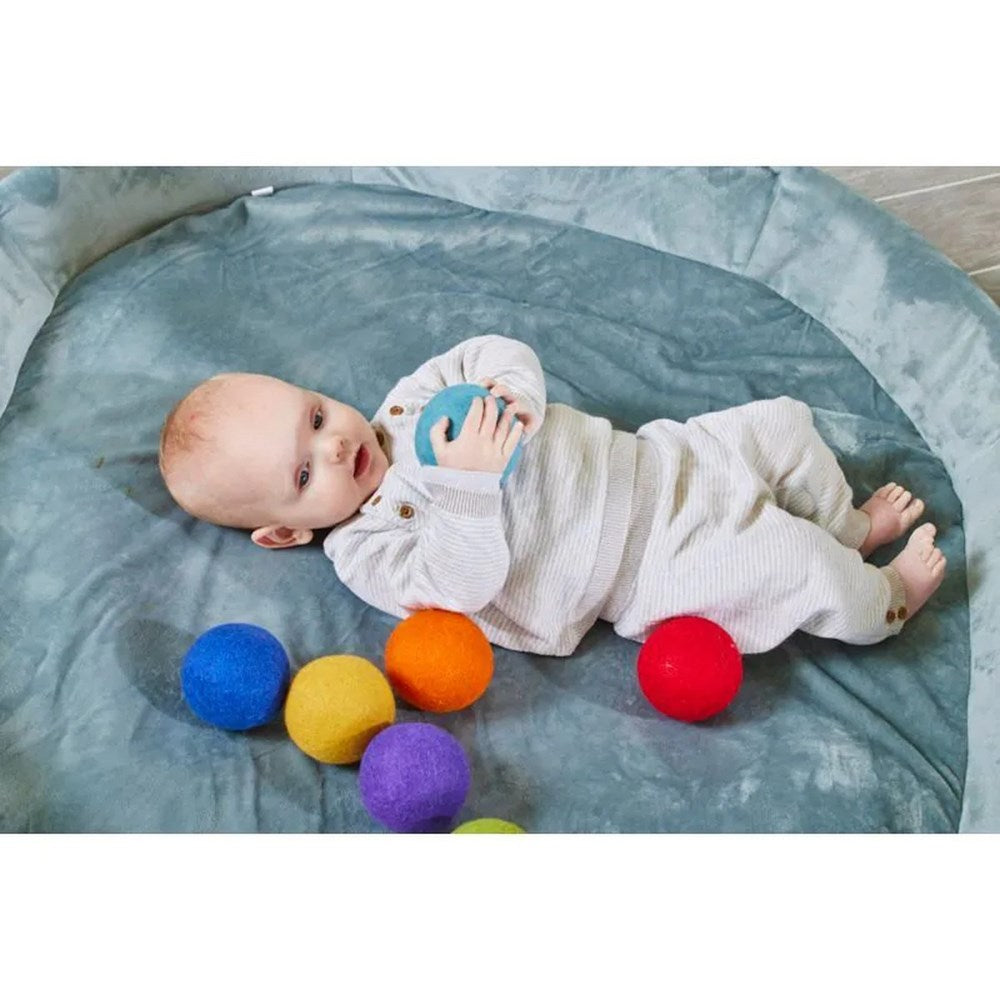 Cosy Large Rainbow Felt Balls