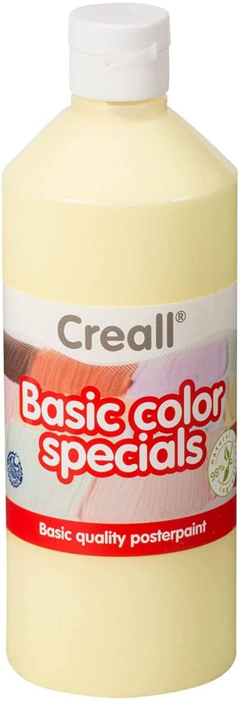 Creall 500Ml Bottle Poster Paint Pastel Yellow