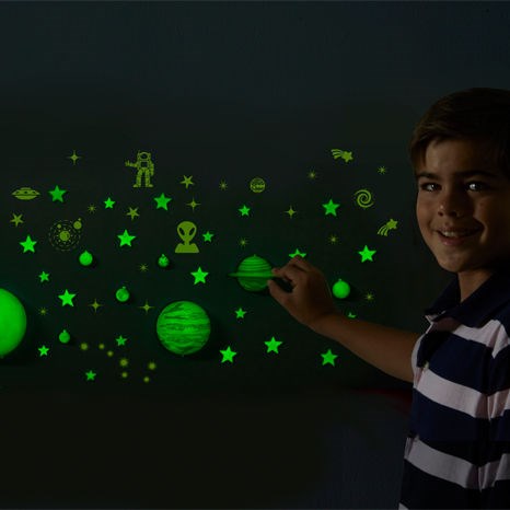 Learning Resources Geosafari Glow-In-The-Dark Planets & Stars Set