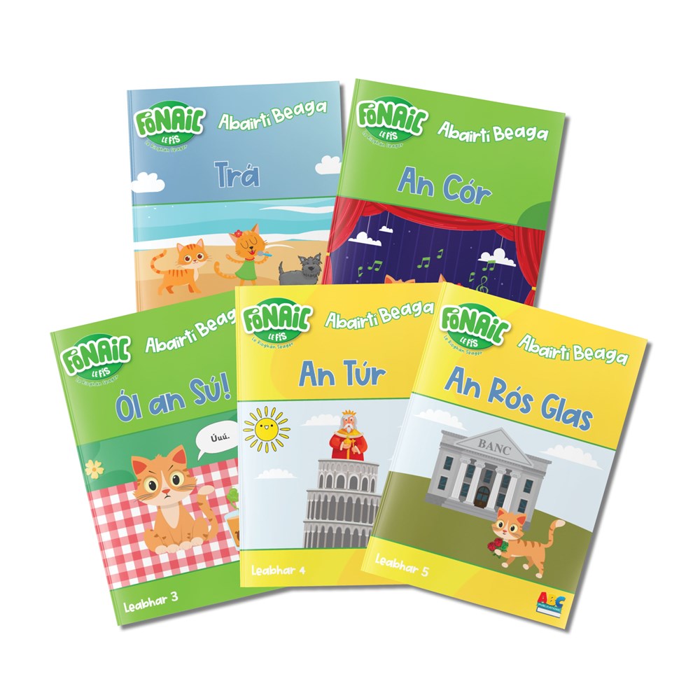 Fonaic le Fis Abairtí Beaga – Decodable Readers Set 1