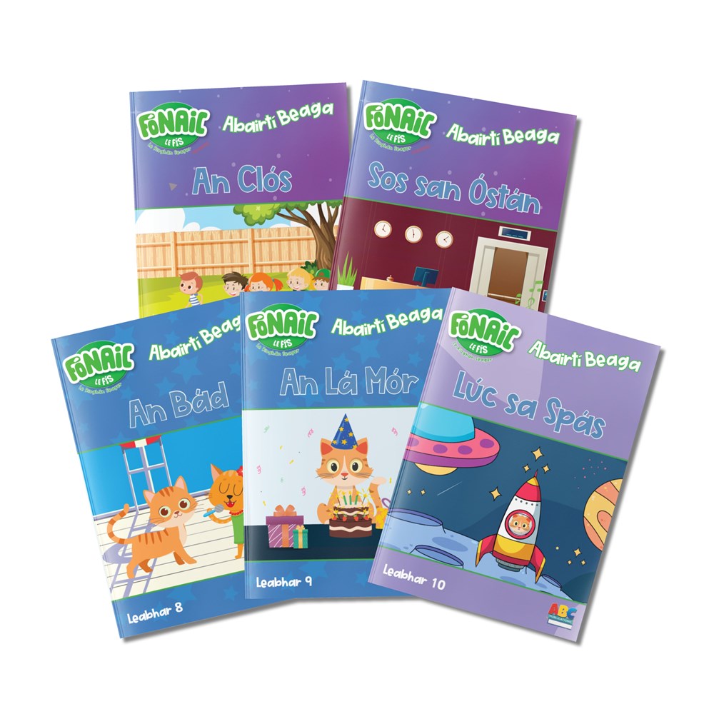 Fonaic le Fis Abairtí Beaga – Decodable Readers Set 2
