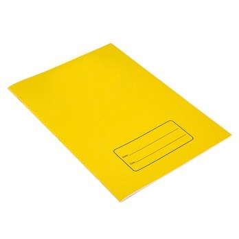 A4 Handwriting Book 32 Page, 6/21Mm Ruled, Yellow - Pack Of 100