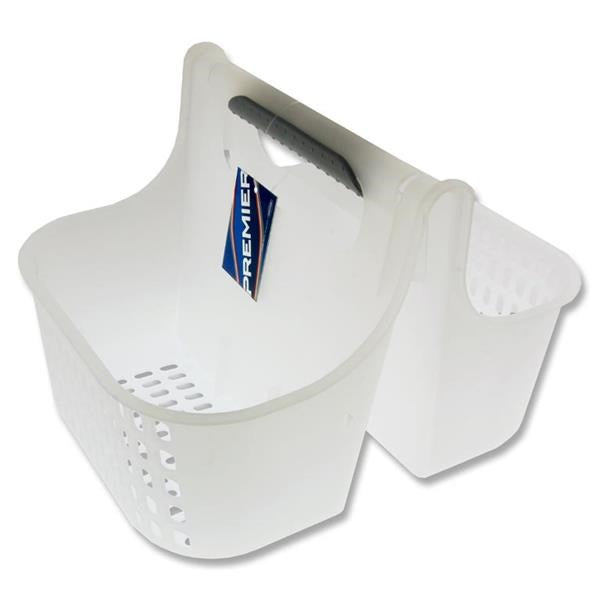 **Premier Multifunctional Storage Caddy Basket - White