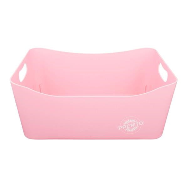 Premto Pastel Large Storage Basket - Pink Sherbet
