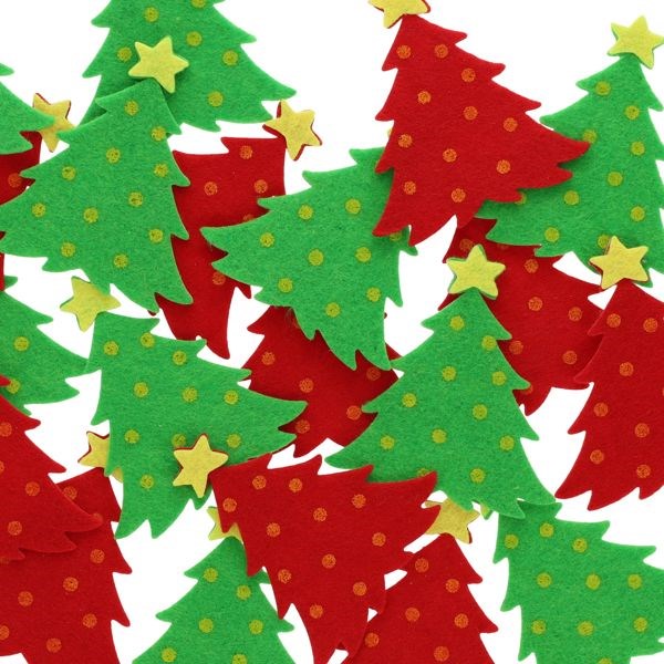 ** Christmas Crafting - Festive Felt Stickers Pack of 20