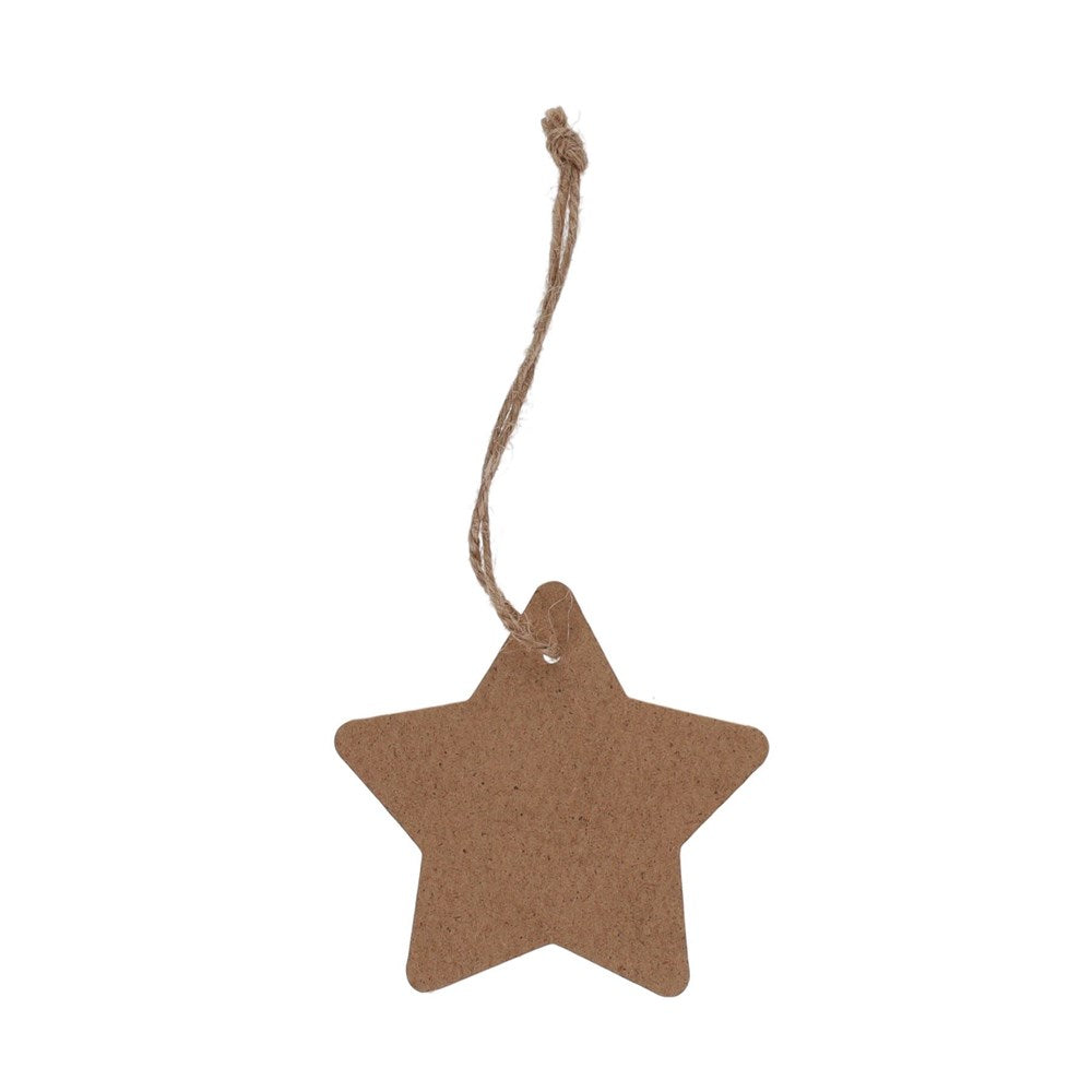 **Wooden Festive Decor - Star - Pack of 5