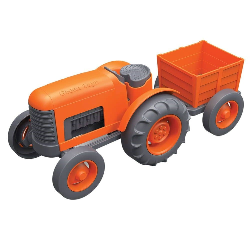 Green Toys Tractor Orange
