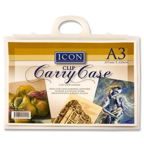 A3 Plastic Carry Folder With Handle