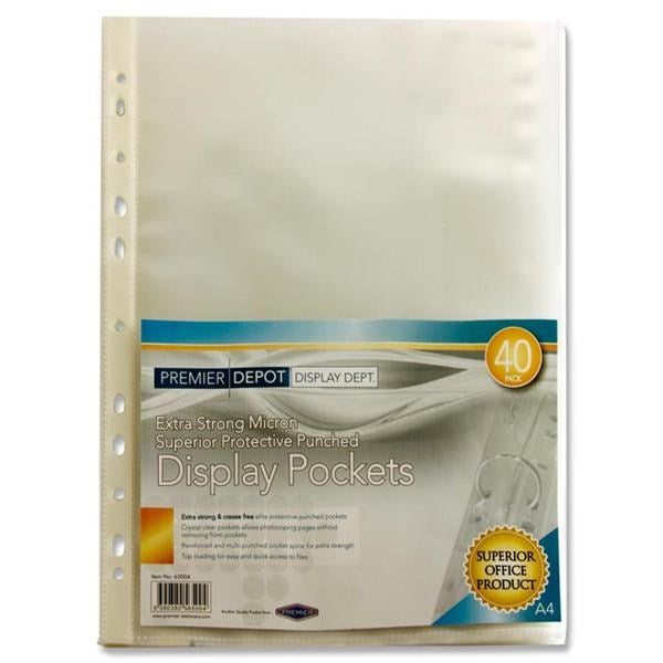Concept A4 Extra Strong Polypockets Pack Of 40